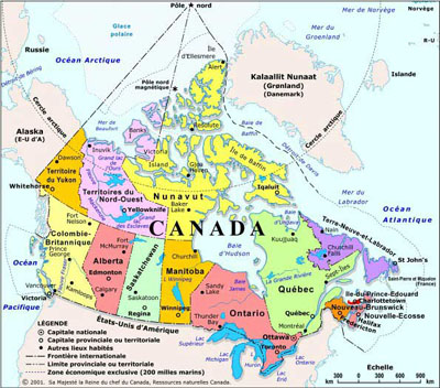 Provinces du Canada